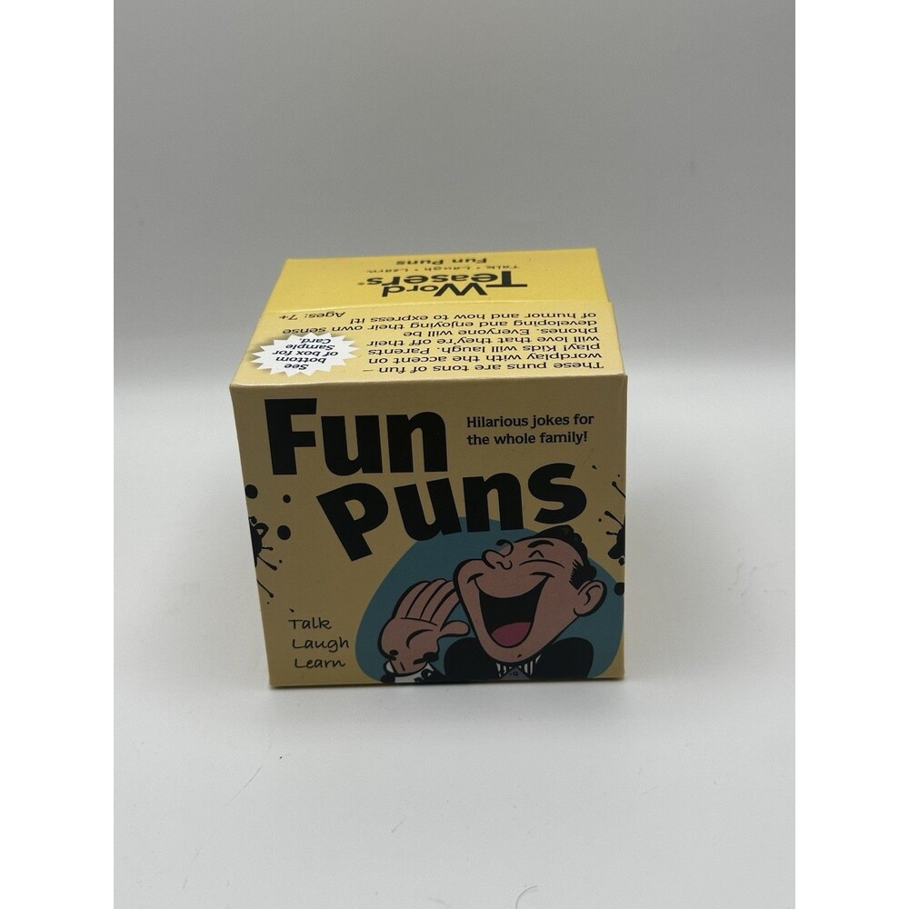 WordTeasers Fun Puns Card Game – Hilarious Family Wordplay, Ages 7+